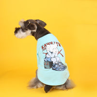 HKM-5238717 Cotton Summer T-Shirt for Small and Medium Dogs and Cats - Various Colors Available