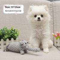 HKM-5238973 Durable Cotton Rope Chewing Toy for Dogs - Molar Friendly Designs
