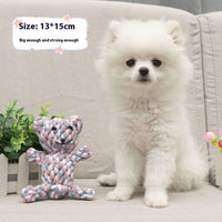 HKM-5238973 Durable Cotton Rope Chewing Toy for Dogs - Molar Friendly Designs