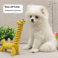 HKM-5238973 Durable Cotton Rope Chewing Toy for Dogs - Molar Friendly Designs