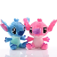 HKM-523923 Lilo & Stitch Plush Doll Pendant Toy – Cute Soft Stuffed Models for Kids, Ideal Gift for All Occasions
