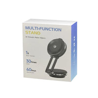 HKM-523987 360-Degree Adjustable Car Phone Holder with 10W Wireless Charging and Dual Vacuum Suction Cups