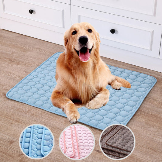 HKM-5239997 Cooling Pet Pad with Anti-Slip Waterproof Base - Multiple Sizes Available