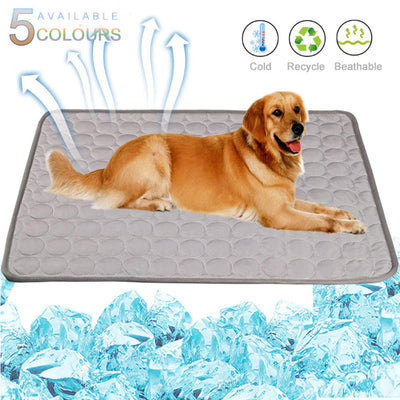 HKM-5239997 Cooling Pet Pad with Anti-Slip Waterproof Base - Multiple Sizes Available