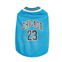 HKM-5242301 Casual Mesh Polyester Basketball Vest for Dogs in Multiple Sizes