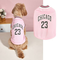 HKM-5242301 Casual Mesh Polyester Basketball Vest for Dogs in Multiple Sizes
