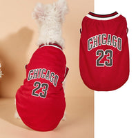 HKM-5242301 Casual Mesh Polyester Basketball Vest for Dogs in Multiple Sizes
