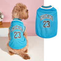 HKM-5242301 Casual Mesh Polyester Basketball Vest for Dogs in Multiple Sizes