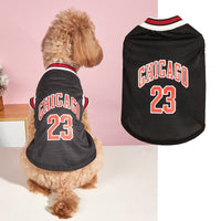 HKM-5242301 Casual Mesh Polyester Basketball Vest for Dogs in Multiple Sizes