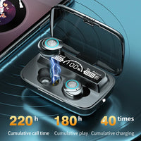HKM-524243 M17 TWS Wireless Headphones with Touch Control and 9D Stereo Sound, Waterproof Sports Earbuds for Android and iOS