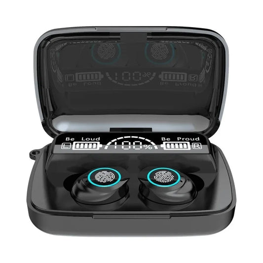 HKM-524243 M17 TWS Wireless Headphones with Touch Control and 9D Stereo Sound, Waterproof Sports Earbuds for Android and iOS