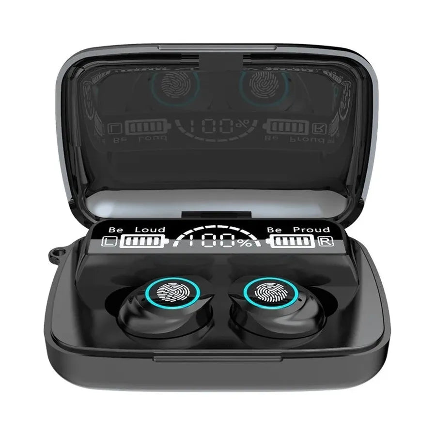 HKM-524243 M17 TWS Wireless Headphones with Touch Control and 9D Stereo Sound, Waterproof Sports Earbuds for Android and iOS
