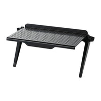 HKM-524307 Set-Top Box and Router Storage Rack – Free Punching Screen Display Shelf in Black and White