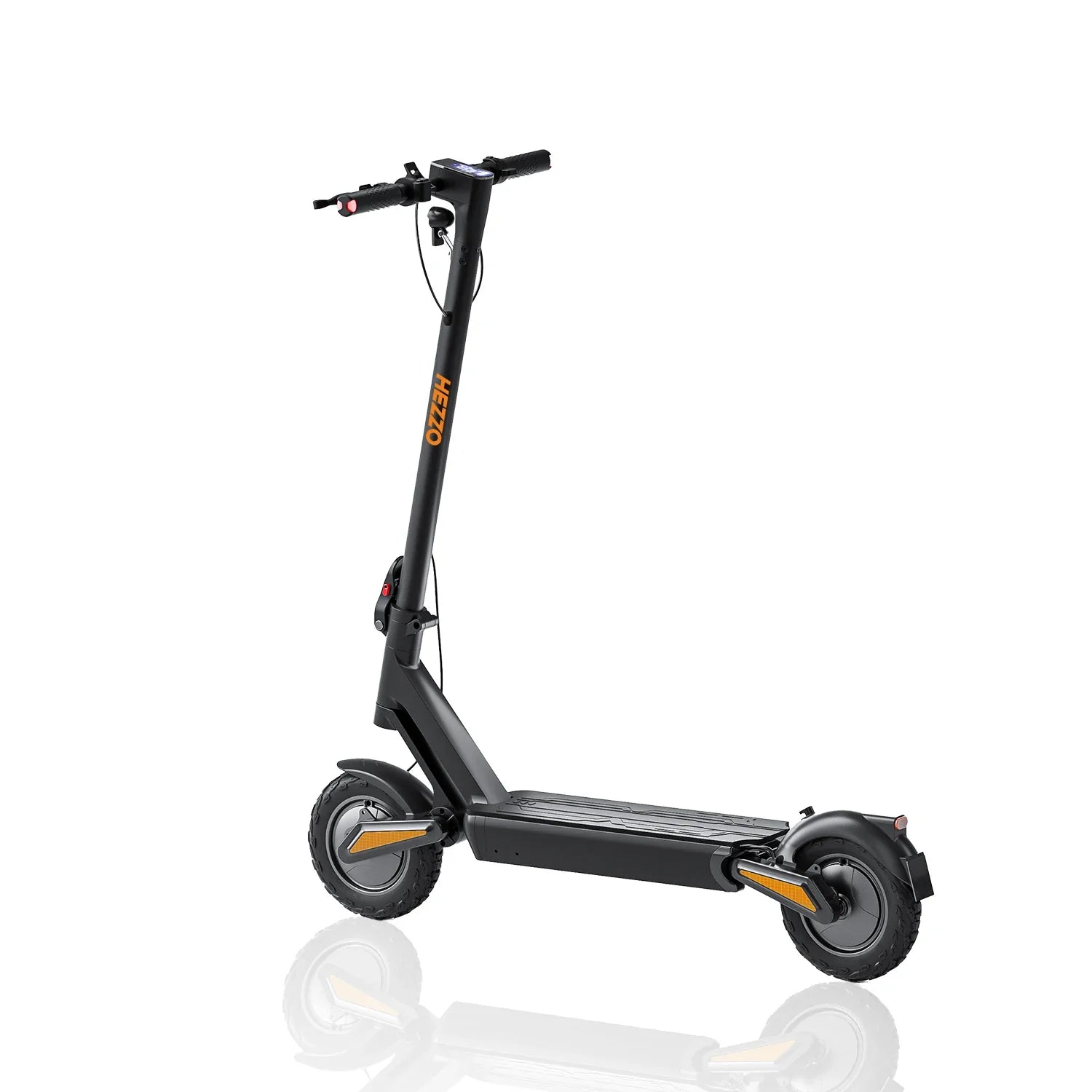 HKM-524435 F5 10-Inch Folding Electric Kick Scooter with 1600W Dual Motors, 50KM Range, Full Suspension