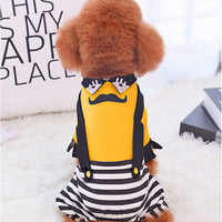 HKM-5244477 Cozy Four-Legged Pet Apparel for Autumn and Winter - Cotton and Polyester Blend