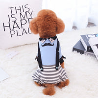 HKM-5244477 Cozy Four-Legged Pet Apparel for Autumn and Winter - Cotton and Polyester Blend