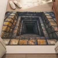 HKM-5244733 Visual 3D Effect Non-slip Absorbent Bathroom Mat in Various Designs and Sizes
