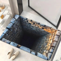 HKM-5244733 Visual 3D Effect Non-slip Absorbent Bathroom Mat in Various Designs and Sizes