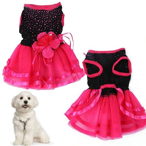 HKM-5245501 Spring/Summer Pet Wedding Dress for Dogs - Cotton, Available in XS, S, M, L Sizes