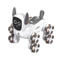 HKM-524883 4WD Stunt Remote Control Robot Dog with Gesture Control, Multi-Function RC Toy for Ages 2-13