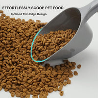 HKM-5251133 Pet Food Scoop with Measurement Lines for Accurate Portioning - 1 Cup Capacity, BPA-Free Plastic, Eco-Friendly Design