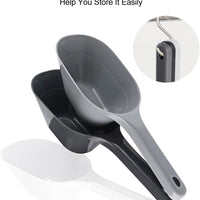HKM-5251133 Pet Food Scoop with Measurement Lines for Accurate Portioning - 1 Cup Capacity, BPA-Free Plastic, Eco-Friendly Design