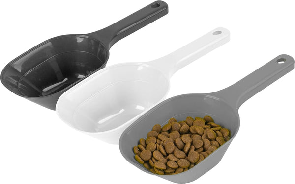 HKM-5251133 Pet Food Scoop with Measurement Lines for Accurate Portioning - 1 Cup Capacity, BPA-Free Plastic, Eco-Friendly Design