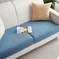 HKM-525139 All-Season Elastic Knitted Sofa Cover - Dustproof & Dirt Resistant, Multiple Sizes Available