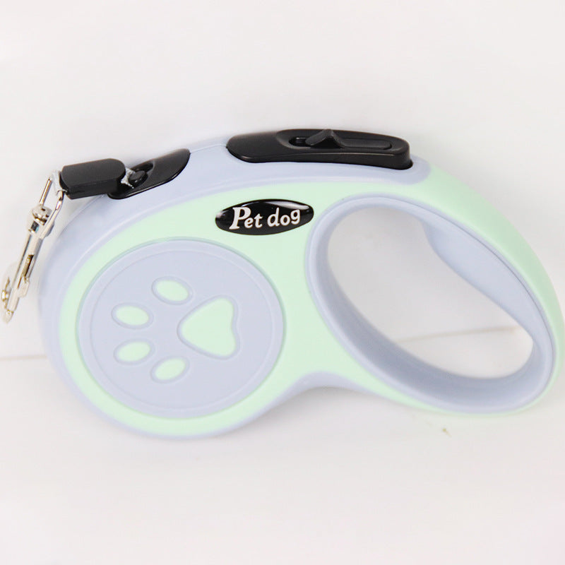 HKM-5253437 Retractable Dog Leash with One-Click Brake ¨C Multiple Colors and Lengths Available