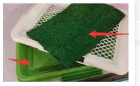 HKM-5255101 Dog Potty Training System with Antibacterial Lawn Carpet and Easy Clean Grid Design