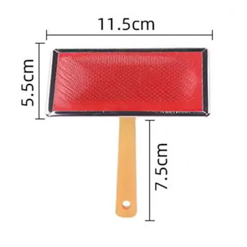 HKM-5255229 Durable Stainless Steel Pet Grooming Comb for Dogs and Cats - Gentle Knot and Tangle Remover with Ergonomic Handle