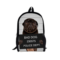 HKM-5255869 Cute Cartoon Puppy Dog Waterproof Backpack for Elementary School Students, Medium Size, Perfect for Gifts