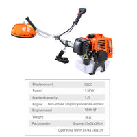 HKM-525587 Dual Handle Petrol Lawn Mower for Precise Grass Cutting
