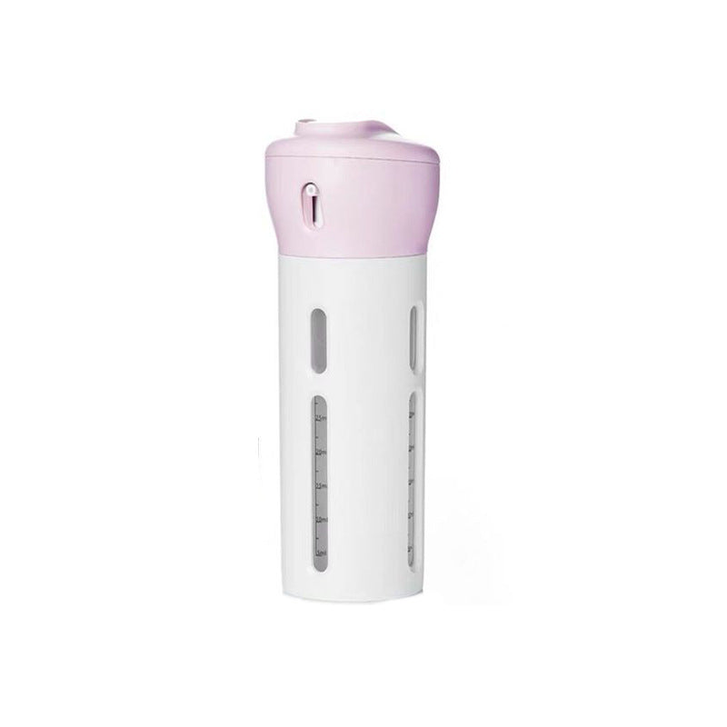HKM-525651 4-in-1 Travel Bottles Organizer - Compact Leakproof Container with TSA Approved Refillable 50ml Bottles and Labels