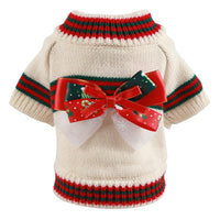 HKM-5257405 Cozy Christmas Sweater for Pets in Red and Green - Various Sizes Available