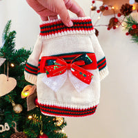 HKM-5257405 Cozy Christmas Sweater for Pets in Red and Green - Various Sizes Available