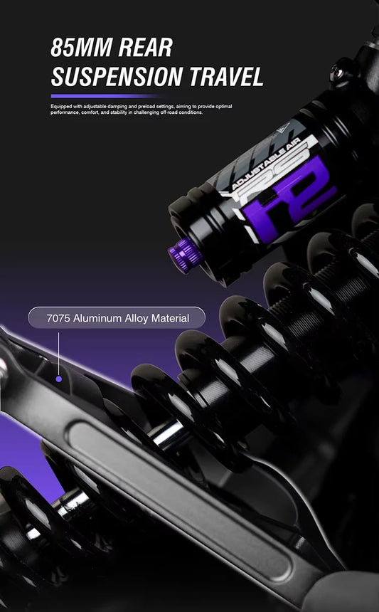 HKM-525779 2025 Electric Dirt Bike 72V 10kW Mid-Drive Full Suspension Max Speed 85KM/H 120KM Range Off-Road Motorcycle