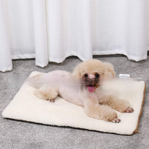 HKM-5259069 Self-Heating Cat Pad in Multiple Colors and Sizes - Durable Lambswool Material
