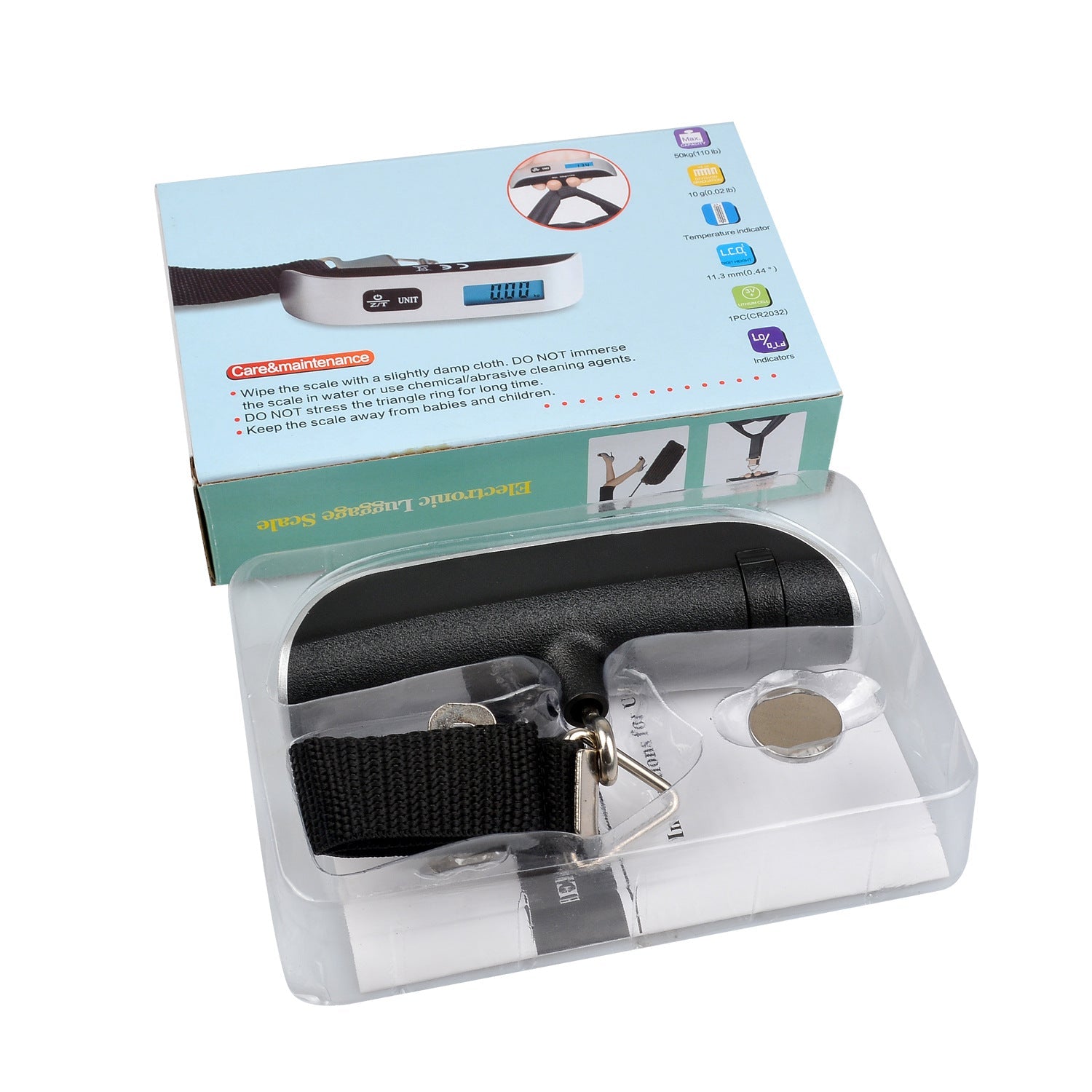 HKM-525907 T-shaped Electronic Luggage Scale for Accurate Travel Weighing
