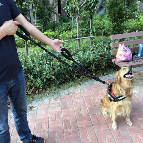 HKM-5259197 Elastic Retractable Dog Leash, Explosion-Proof Nylon, 80-185cm Range, Available in Multiple Colors