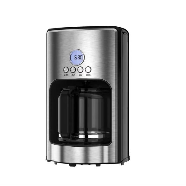 HKM-525971 Automatic 12-Cup Drip Coffee Maker with Warm Preservation Function and 1000W Power