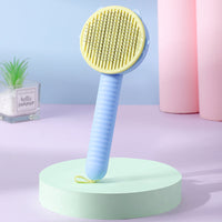 HKM-5260989 Colorful Floating Comb Brush for Cats and Dogs - Plastic Pet Grooming Tool