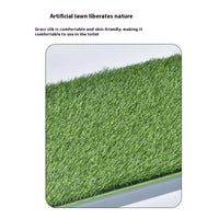 HKM-5261245 Extra Large Three-Layer Dog Toilet with Turf for Fixed-Point Training