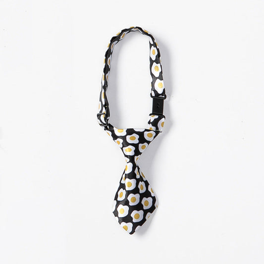 HKM-5261373 Cartoon Patterned Polyester Dog Bow Tie Accessory for Pets
