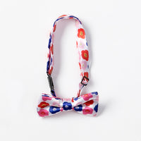 HKM-5261373 Cartoon Patterned Polyester Dog Bow Tie Accessory for Pets