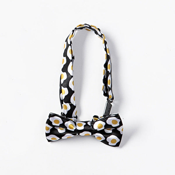 HKM-5261373 Cartoon Patterned Polyester Dog Bow Tie Accessory for Pets