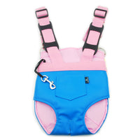 HKM-5261629 Soft PU Pet Backpack in Pink, Blue, Gray, and Brown - Available in Multiple Sizes