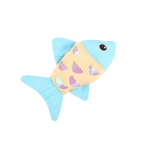 HKM-5262653 Interactive Cat Fish Toys with Crinkle Paper and Catnip - Soft Plush for Chewing and Dental Health