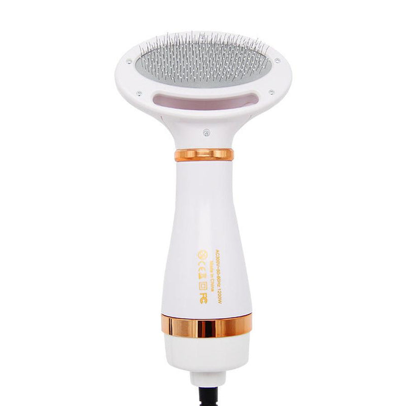 HKM-526291 Two-in-One Pet Hair Dryer and Styling Comb with Adjustable Heat Settings for Dogs and Cats