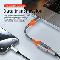 HKM-526291 Type C to 8 Pin Adapter for iPhone 15, iPad, and MacBook – Charging, Data Transfer, and Audio Connection